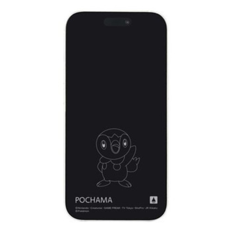 Pokemon Center Original Glass Screen Protector for iPhone 15/15Pro/14/14Pro/13/13Pro Piplup