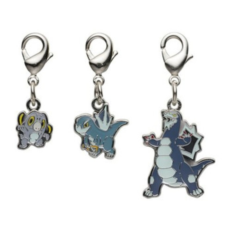 Pokemon Center Original Nationwide Pokedex Metal Charm Set / Frigibax Arctibax Baxcalibur (996, 997, 998)
