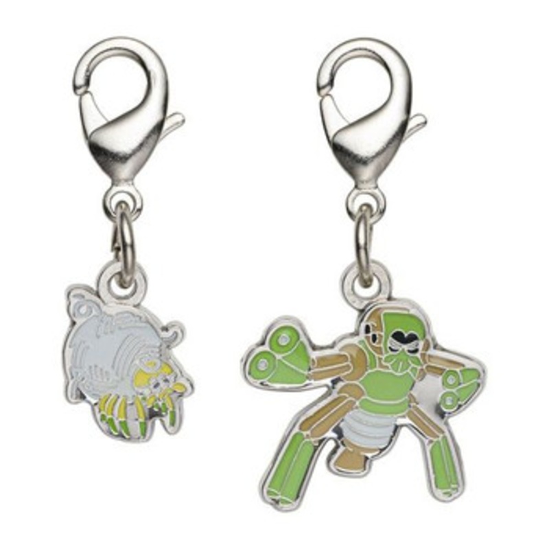 Pokemon Center Original Nationwide Pokedex Metal Charm Set / Tarountula Spidops (917, 918)