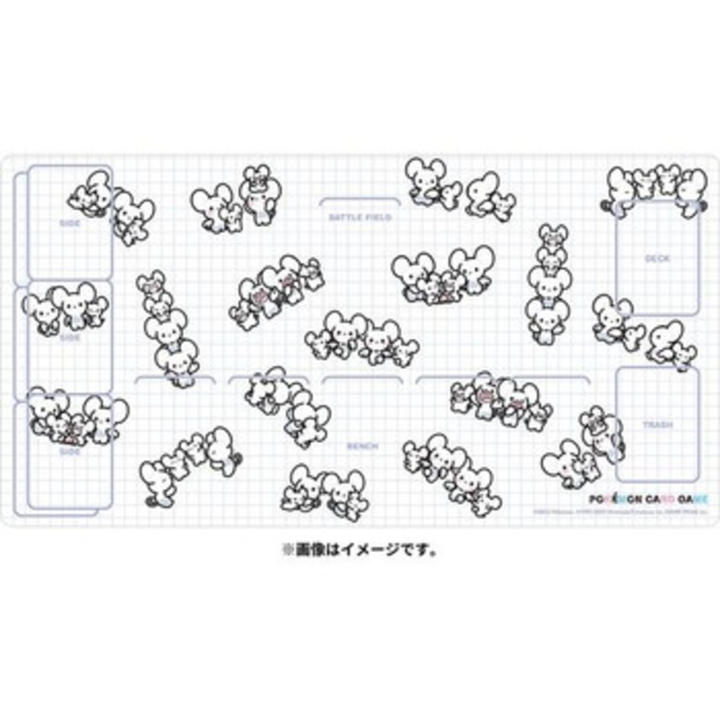 Pokemon Card Game TCG Rubber Play Mat Maushold