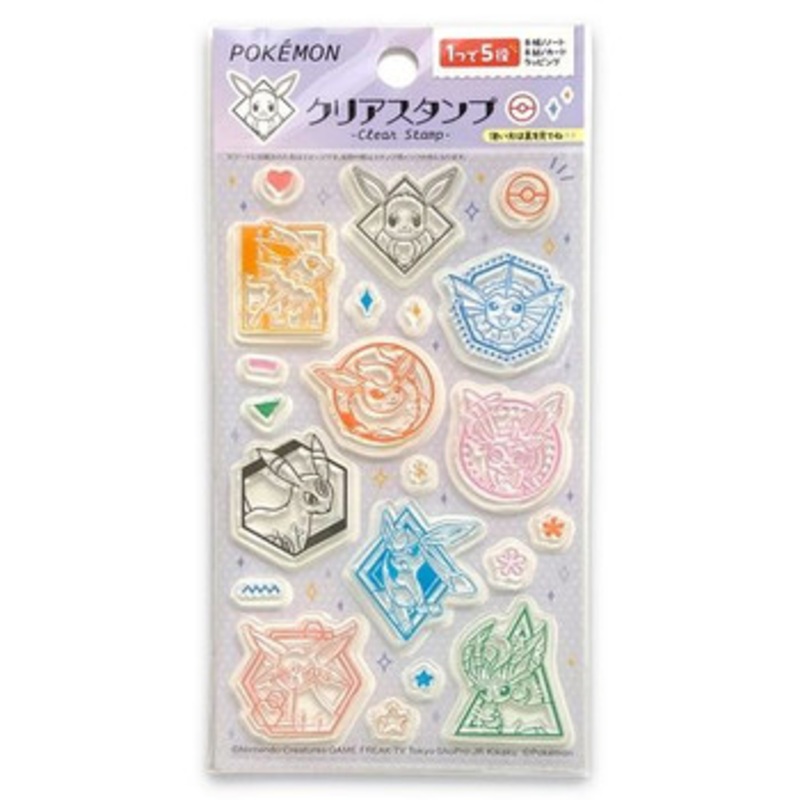 Pokemon Center Original Clear Stamp Set C