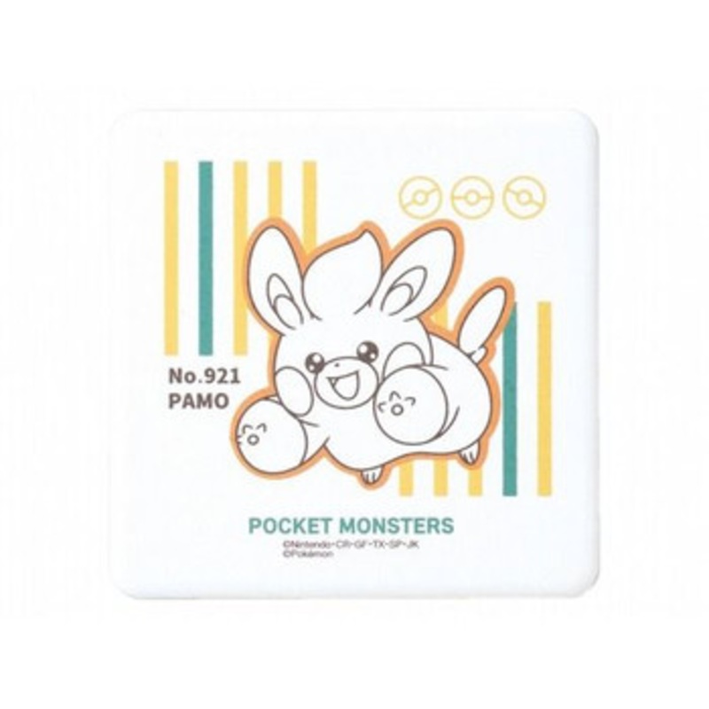 Pokemon Center Original Water Absorbent Ceramic Square Coaster / Pawmi