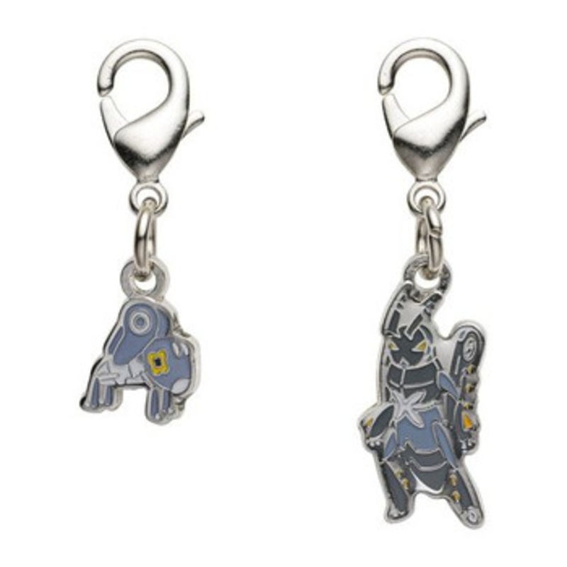 Pokemon Center Original Nationwide Pokedex Metal Charm Set / Nymble Lokix (919, 920)