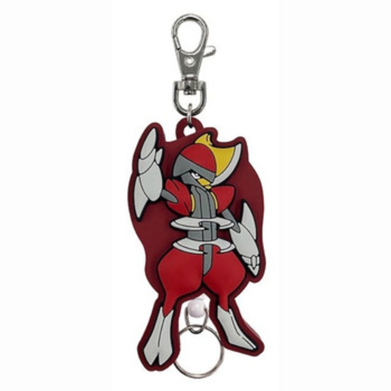 SK JAPAN Pokemon Center Rubber Reel Keychain Bisharp
