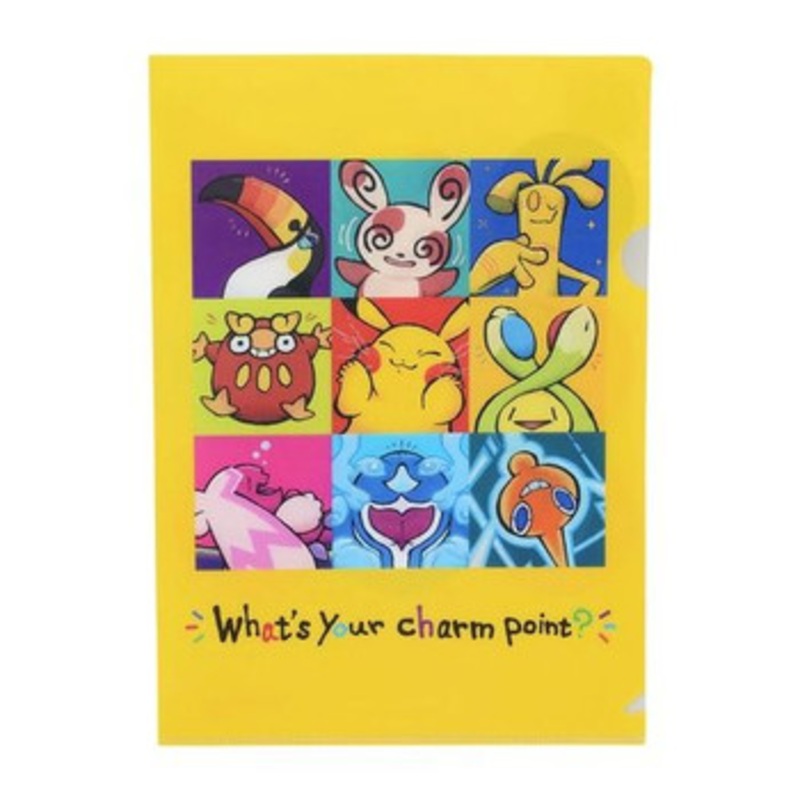 Pokemon Center Original A4 Changing Clear File (What’s your charm point?)
