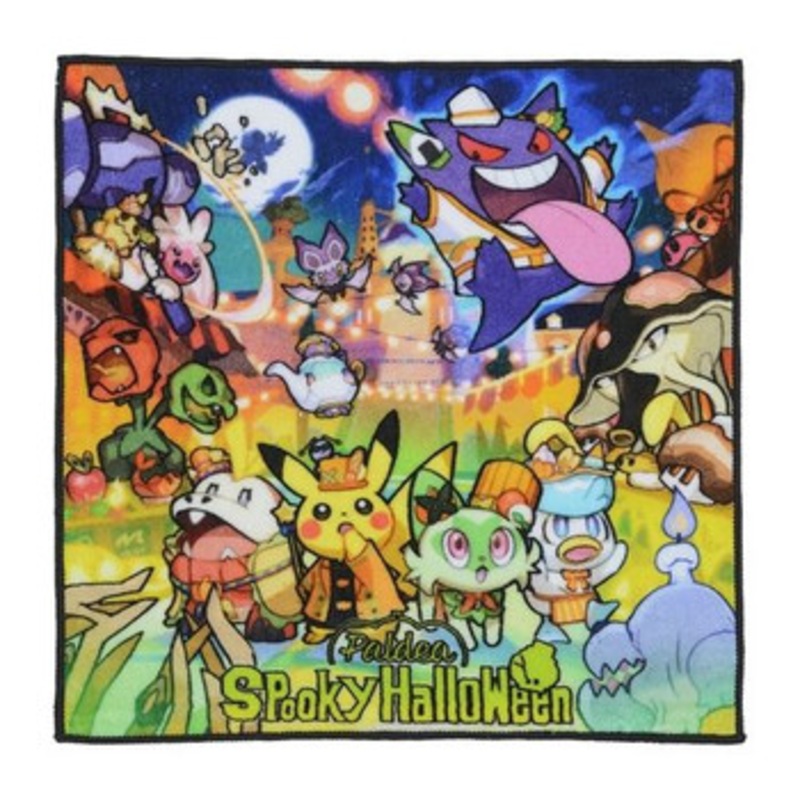 Pokemon Center Original Hand Towel Paldea Spooky Halloween