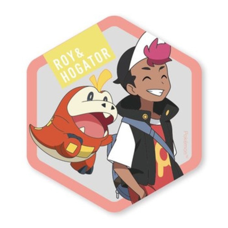 Pokemon Center Original Honeycomb Acrylic Magnet Roy & Fuecoco