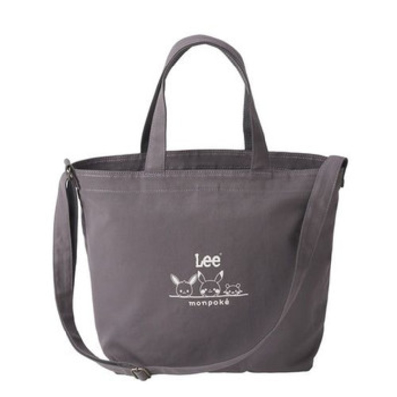 Pokemon Center Original Monpoke x Lee Canvas Mother’s Tote Bag (Gray)