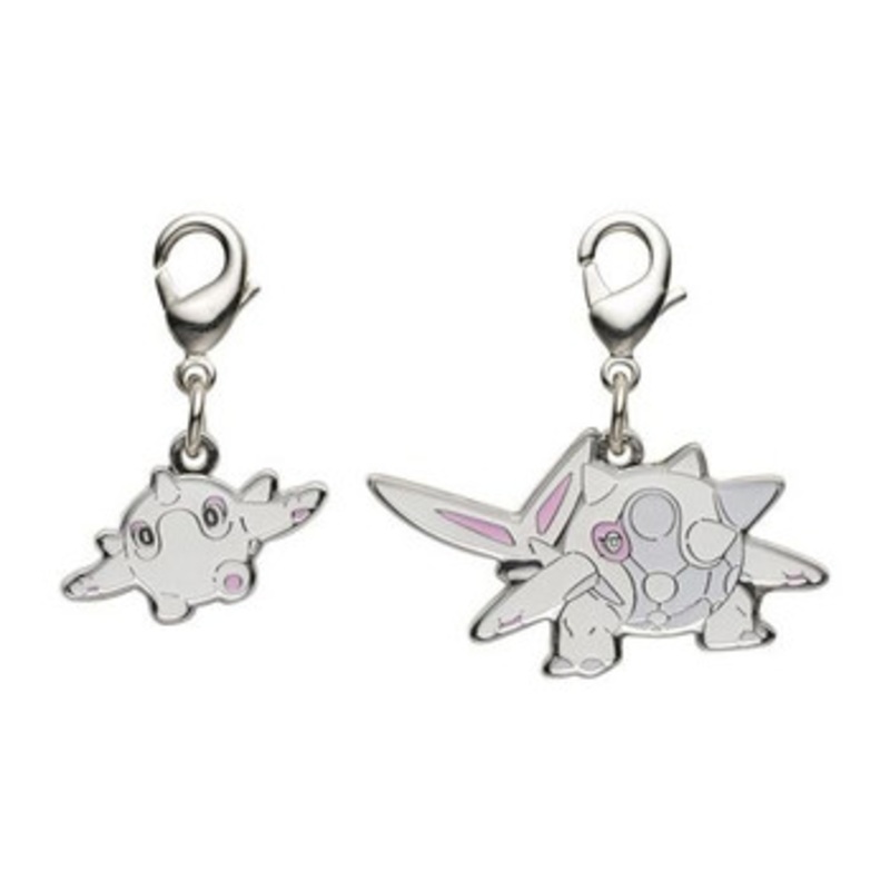 Pokemon Center Original Nationwide Pokedex Metal Charm Set / Cetoddle Cetitan (974, 975)