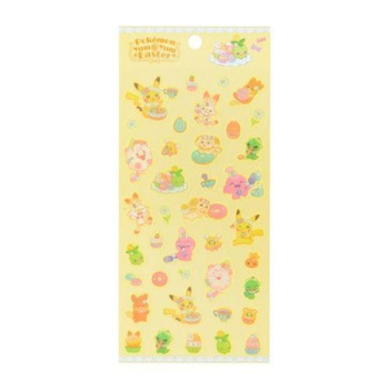 Pokemon Center Original Sticker Set (Pokemon Yum Yum Easter)