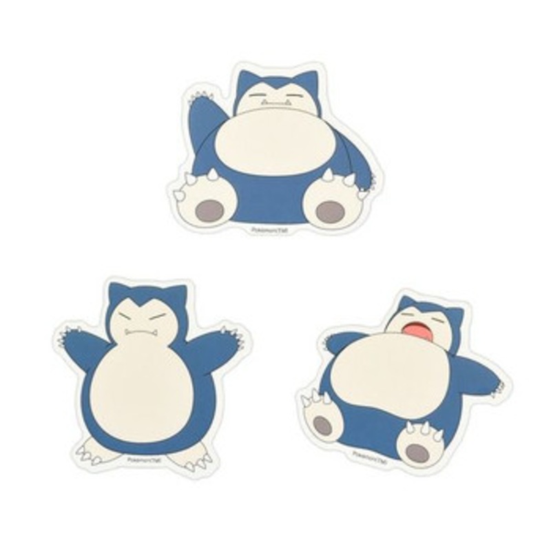 Pokemon Center Original Phone Case Stickers Snorlax (3 Stickers)