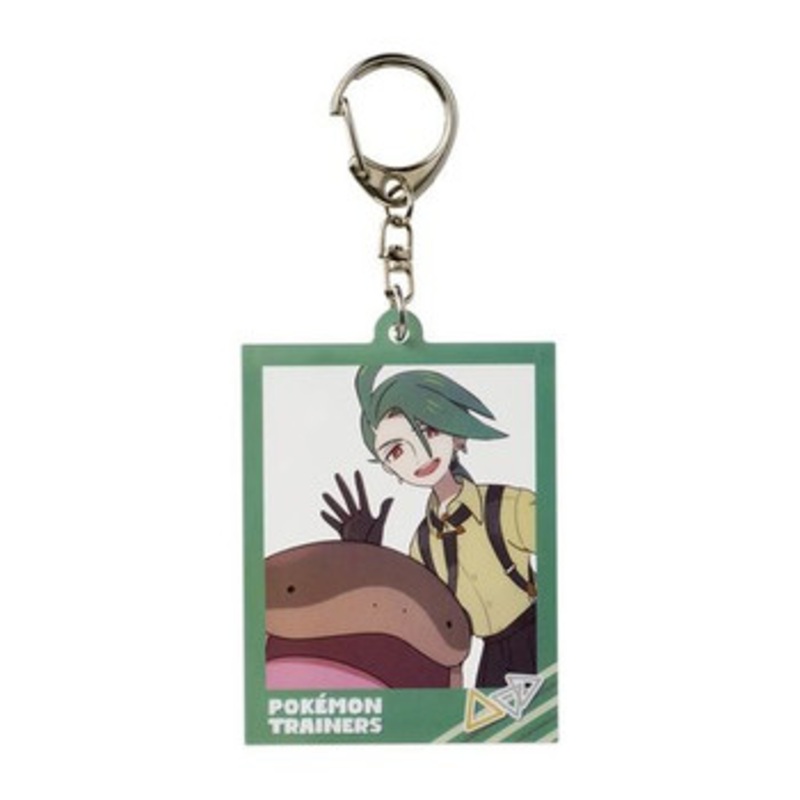 Pokemon Center Original Photo Frame Style Acrylic Keychain Rika & Clodsire (Pokemon Trainers)
