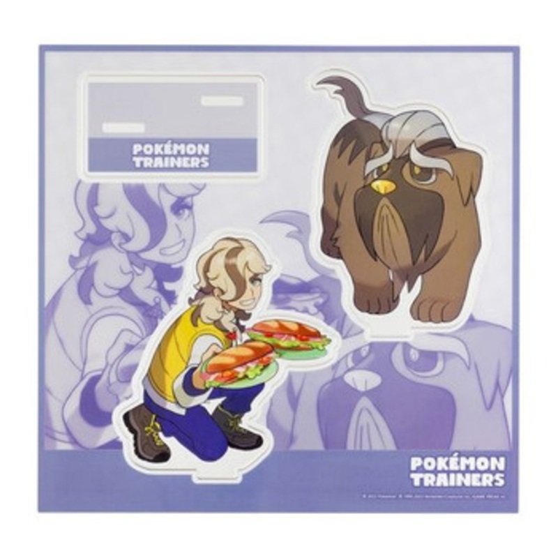 Pokemon Center Original Pokemon Center Original Acrylic Stand Arven & Mabosstiff (Pokemon Trainers)