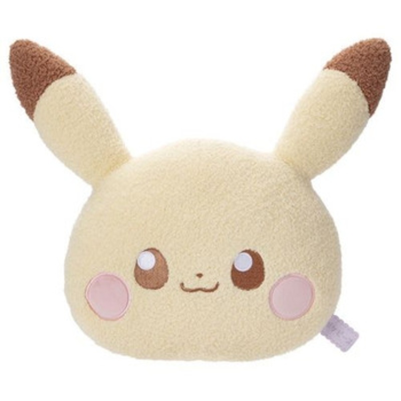Pokemon Center Original PokePeace Plush Face Cushion Pikachu