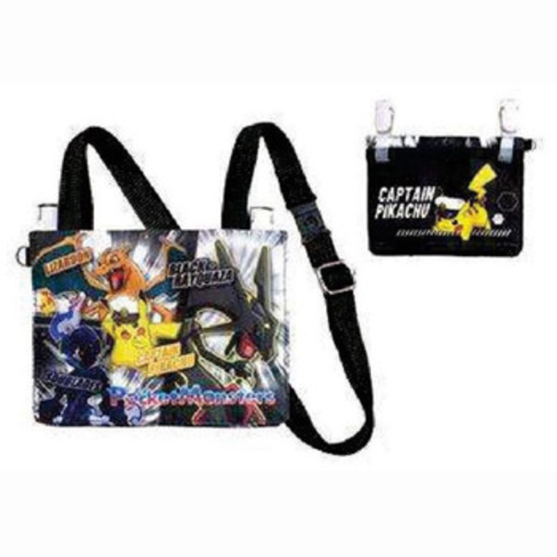 Sun Art Pokemon Center Shoulder Pouch Black – Captain Pikachu