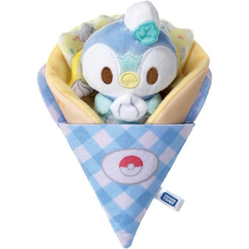 Takara Tomy Pokemon PokePiece Twirling Crepe Plush Piplup