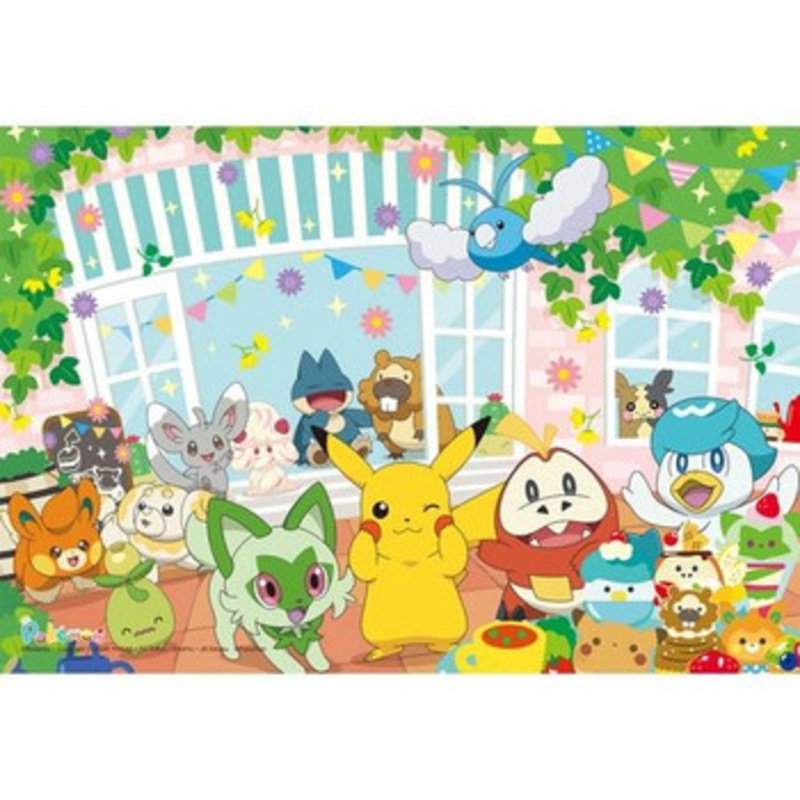 Pokemon Center Original 108L Pieces Jigsaw Puzzle Pikachu’s Cafe Party