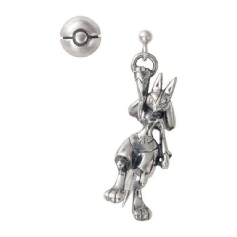 Pokemon Center Original Earrings COOLMETAL Lucario
