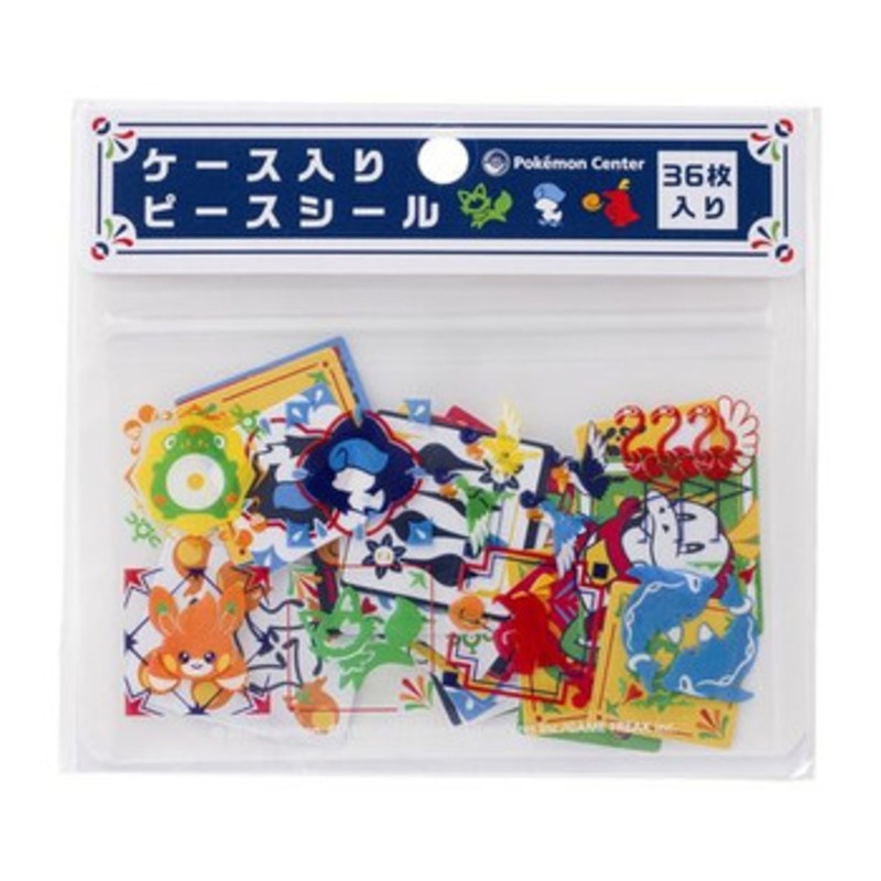 Pokemon Center Original Mini Stickers with Case – Paldea Tile