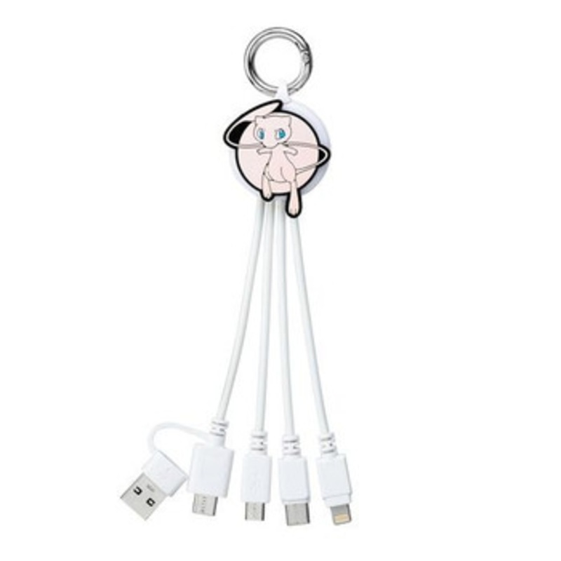 Pokemon Center Original Multiple Charging Cable Mew