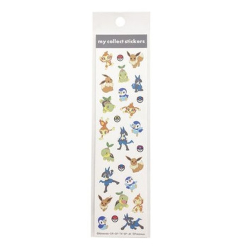 Pokemon Center Original My Collect Stickers Set – Mix 2