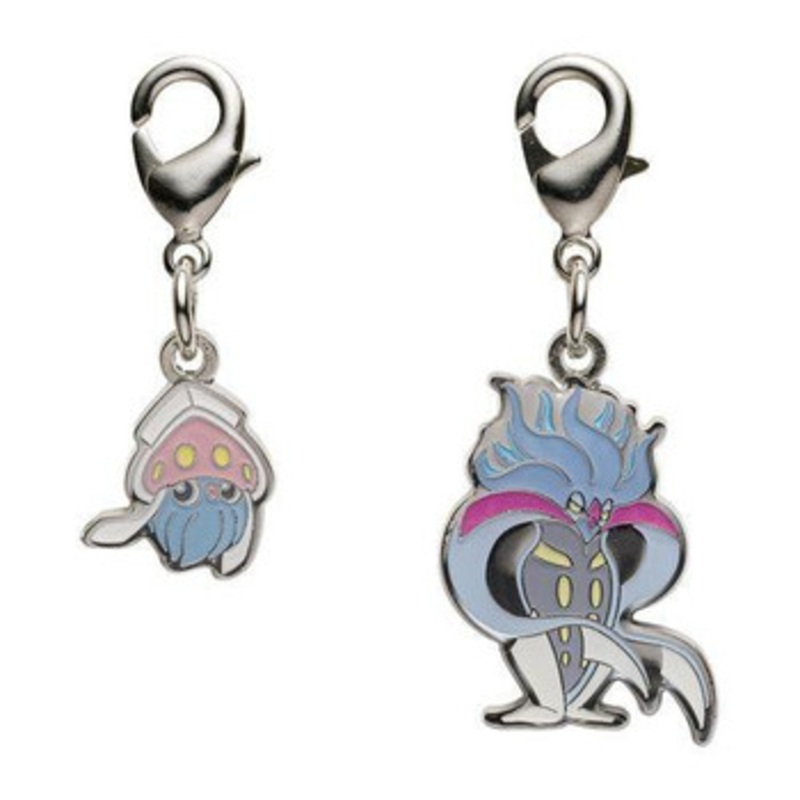 Pokemon Center Original Nationwide Pokedex Metal Charm – Inkay Malamar (686 , 687)