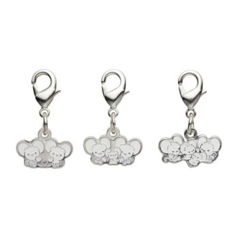 Pokemon Center Original Nationwide Pokedex Metal Charm Set / Tandemaus Maushold (924, 925)