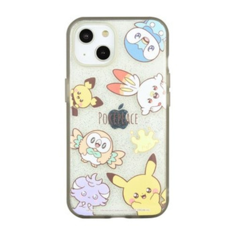 Pokemon Center Original Pokepeace Clear iPhone 14/13 Compatible Case Greige