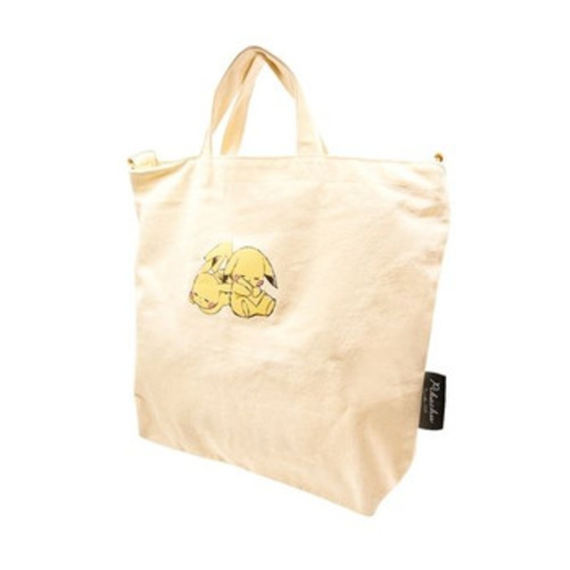 Pokemon Center Original Shoulder Tote Bag Pikachu number025 Good Night