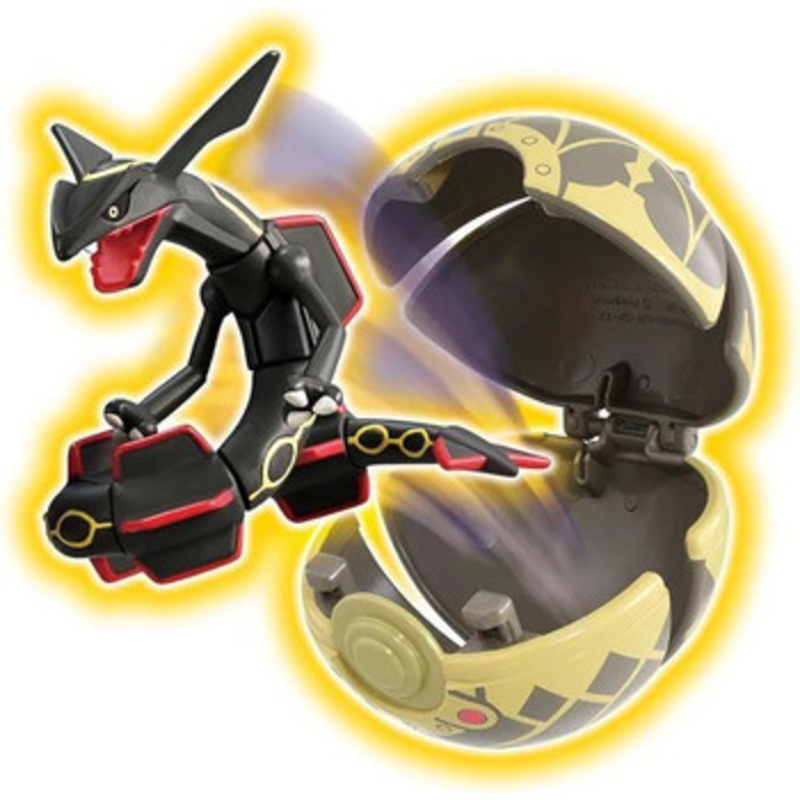 Takara Tomy Pokemon Moncolle Pokedelze Black Rayquaza (Ancient Pokeball)