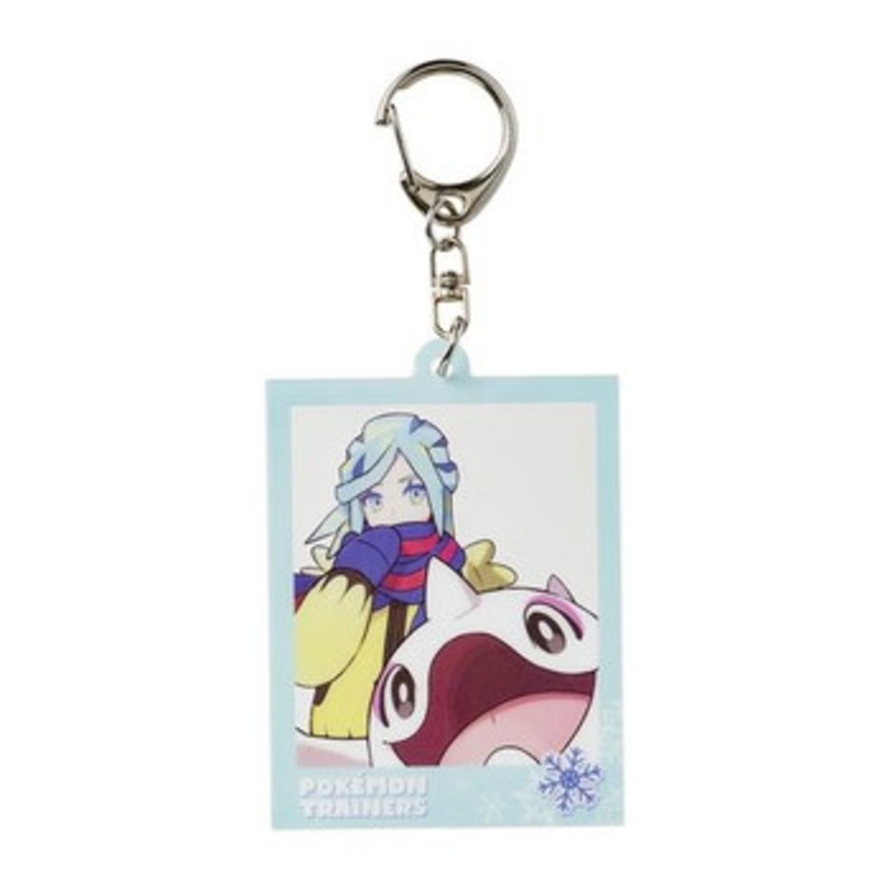 Pokemon Center Original Photo Frame Style Acrylic Keychain Grusha & Cetoddle (Pokemon Trainers)