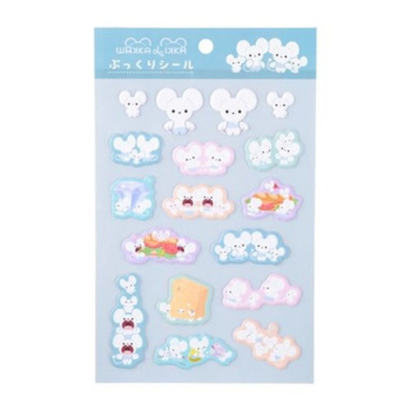 Pokemon Center Original Plump Sticker Maushold (WAKKA de IKKA)