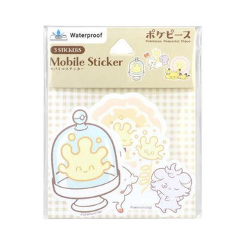 Pokemon Center Original PokePeace Mobile Sticker Milcery
