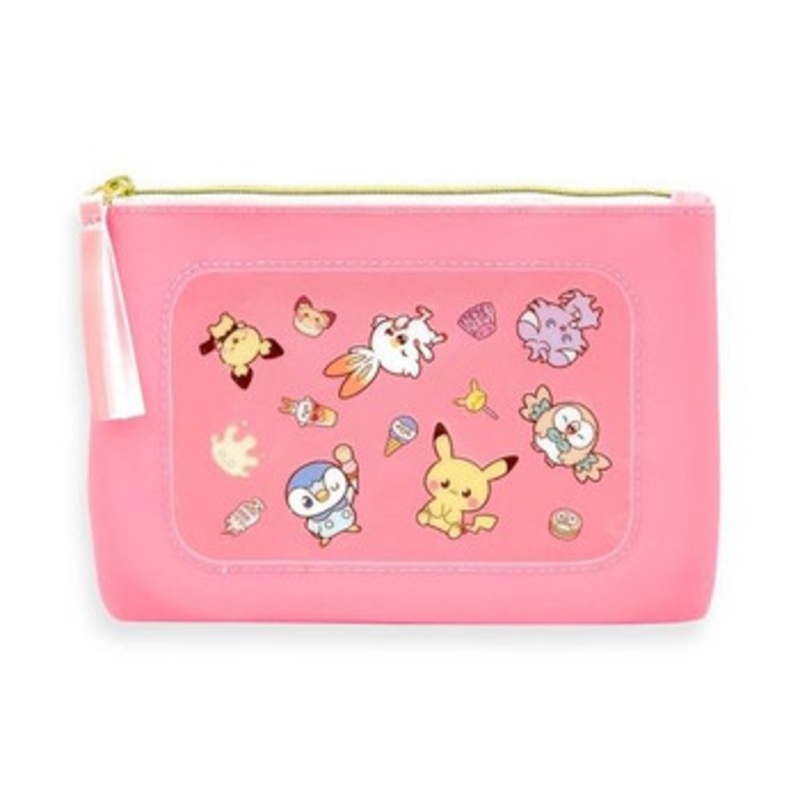 Pokemon Center Original Silicone Window Pouch PokePeace Pink