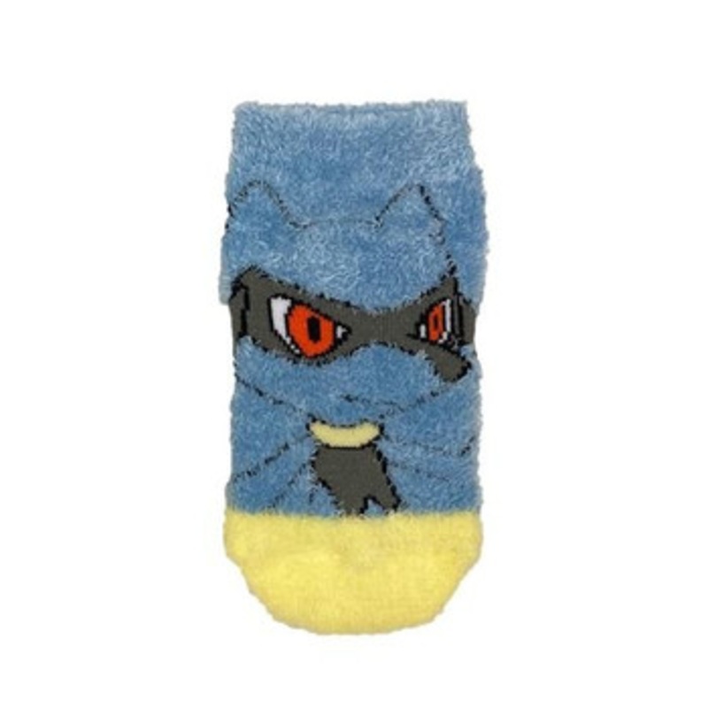 Pokemon Center Original Fluffy Socks Kids Riolu 13-18cm