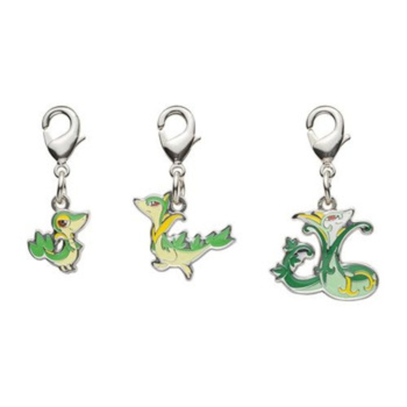 Pokemon Center Original Metal Keychain Series – Snivy 495-496-497