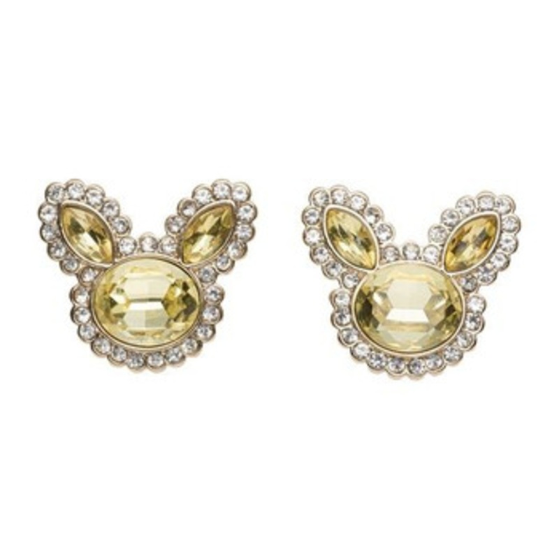Pokemon Center Original Pokemon Accessory X 25NICOLE Sparkling Jewel Clip-On Earrings Pikachu