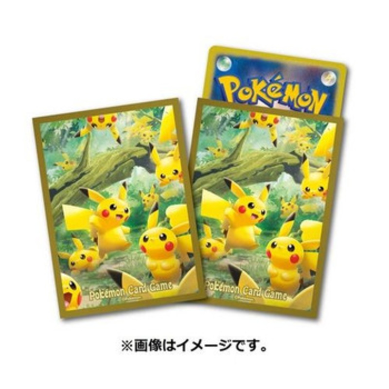 Pokemon Center Original TCG Deck Sleeves Pikachu Forest 2