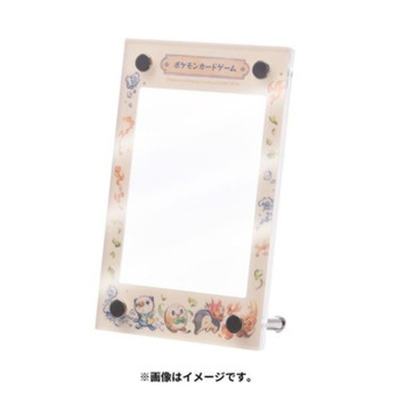 Pokemon Center Original TCG Display Frame Rowlet Cyndaquil & Oshawott