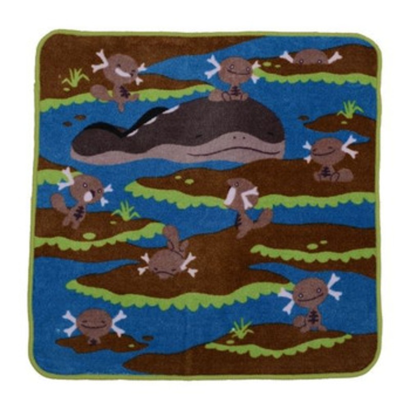 Pokemon Center Original Paldea Wooper & Clodsire Mini Hand Towel