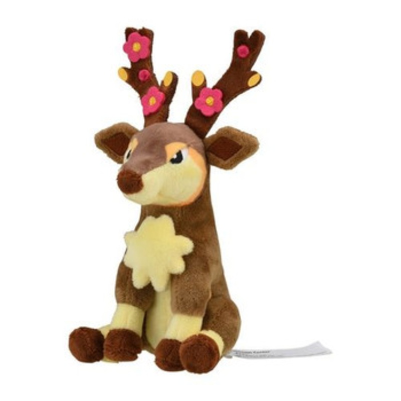 Pokemon Center Original Plush Pokemon Fit Gen5 – Sawsbuck (Spring Form)