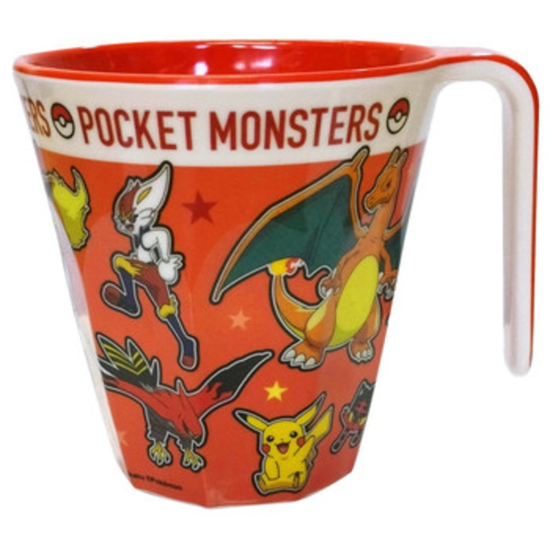 T’s Factory Pokemon Center Melamine Cup with Handle Pikachu & Fire Type