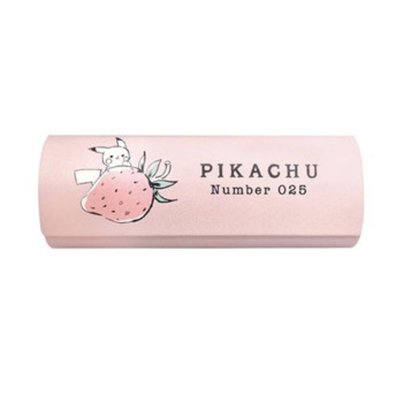 Pokemon Center Original Glasses Case Pikachu number025  Strawberry