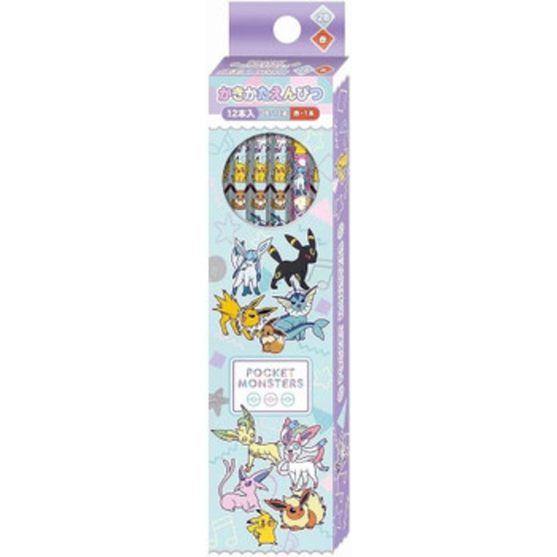 Showa Note Pokemon Center Pencil Set Pastel Color 2B