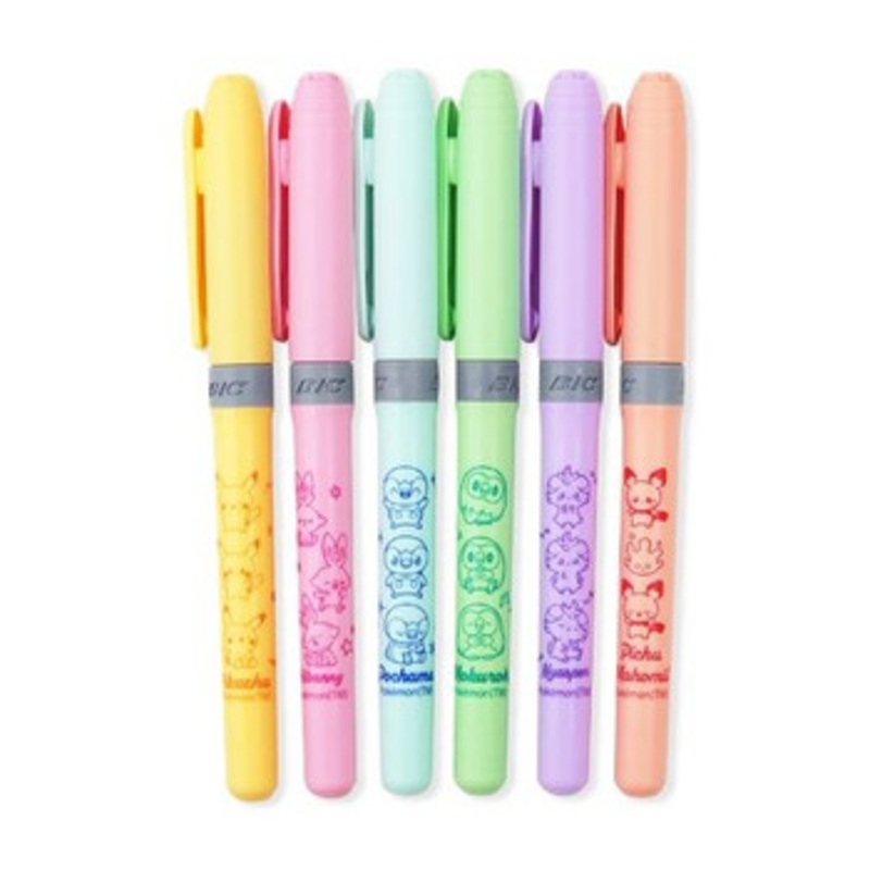 Pokemon Center Original Marker Set of 6 PokePeace