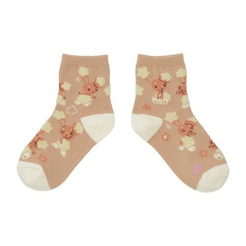 Pokemon Center Original Middle Socks Buneary (19-21cm)