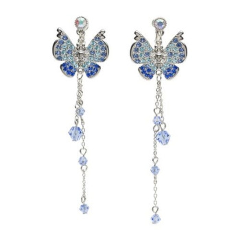 Pokemon Center Original Pokemon Accessory X 25NICOLE Sparkling Jewel Clip-On Earrings Vivillon