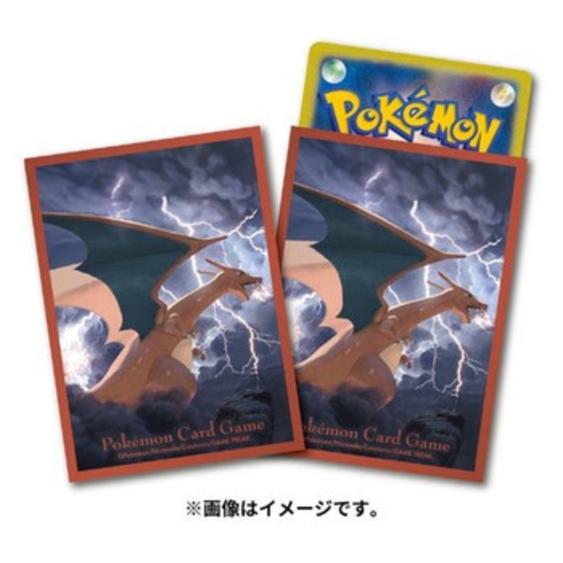 Pokemon Center Original TCG Deck Sleeves Dark Fight Charizard