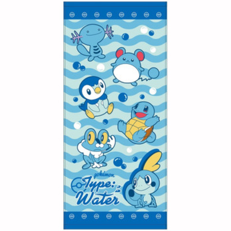 T’s Factory Pokemon Face Towel – Water Type