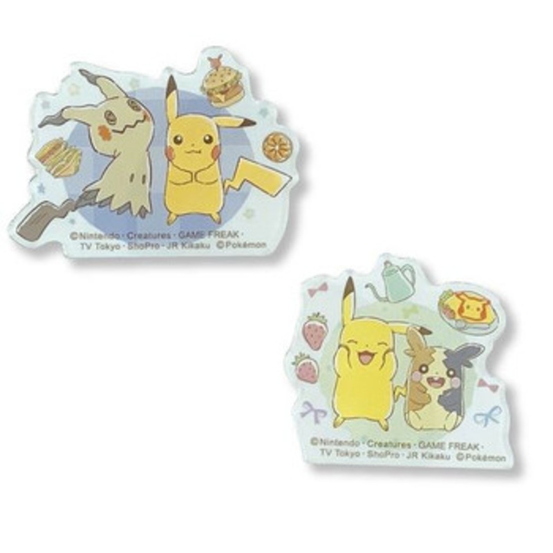 Pokemon Center Original Acrylic Clip Purple & Green